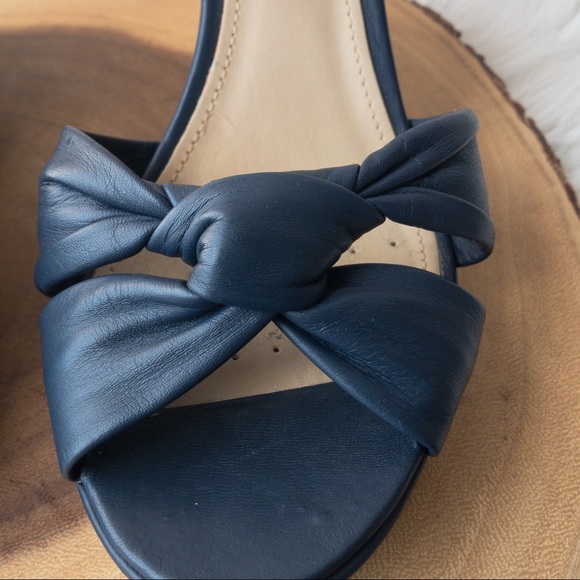 GEOX Respira Roxy Wedge Women's Blue Leather - Picture 4 of 13